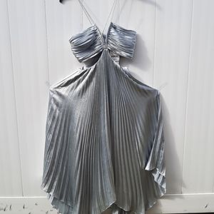 Revolve Collection AIIFOS Pleated Cutout Evie Dress